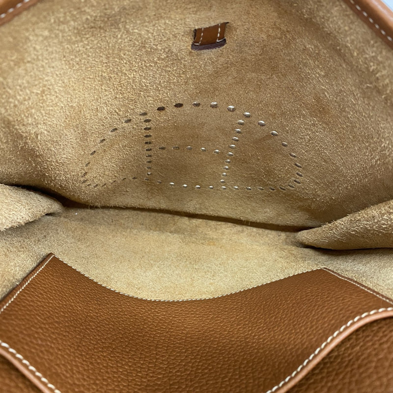 【6gd4590】エルメス ショルダーバッグ エヴリン1PM トリヨンクレマンス ゴールド シルバー金具 □I刻印【中古】レディース