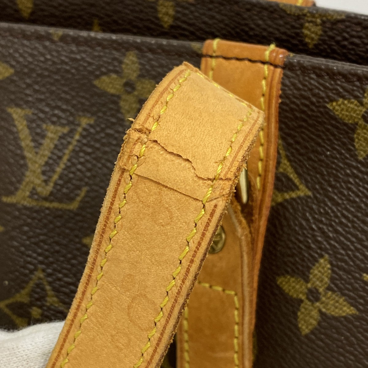 【6gd4595】ルイヴィトン ショルダーバッグ モノグラム サックショッピング M51108 ブラウン【中古】レディース