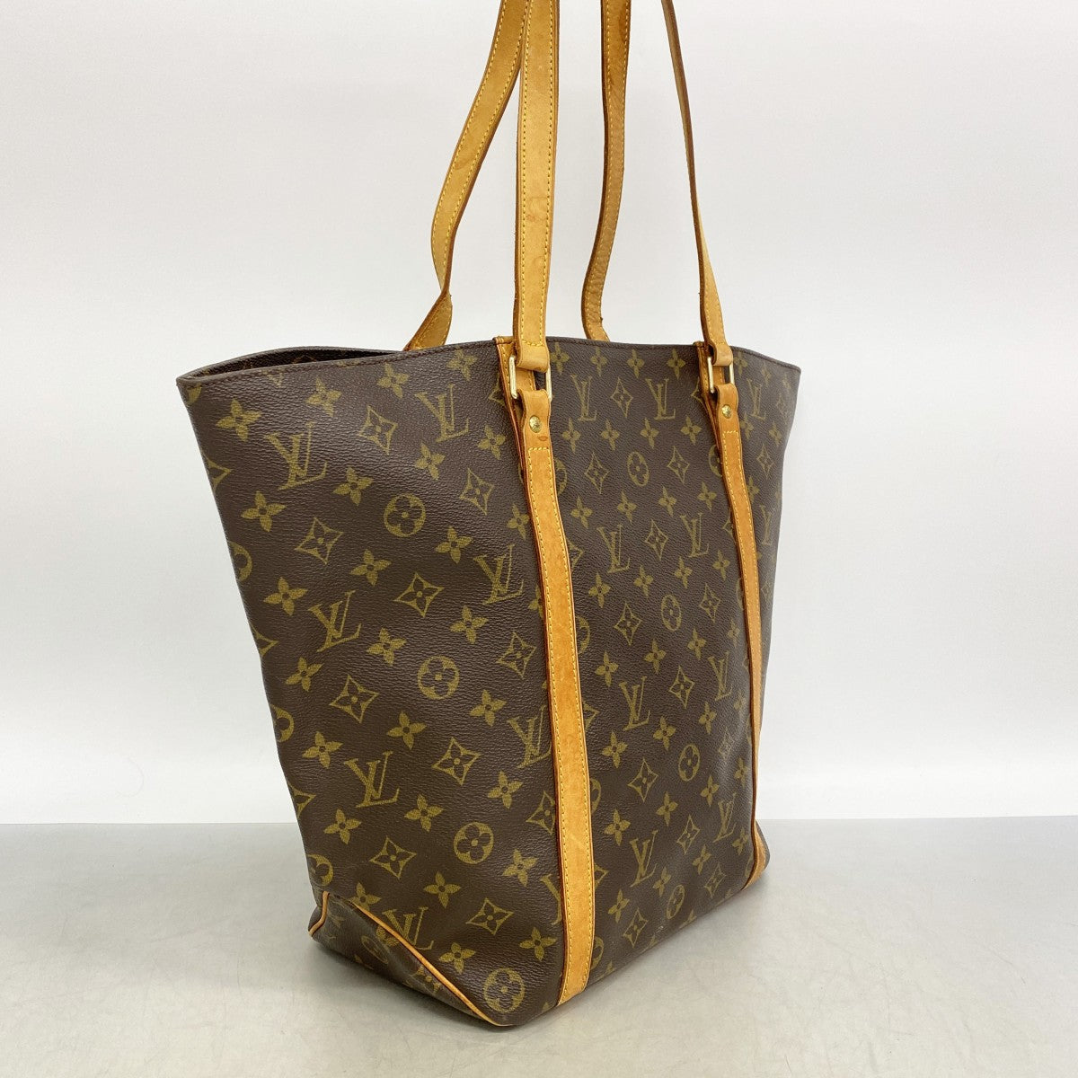 【6gd4595】ルイヴィトン ショルダーバッグ モノグラム サックショッピング M51108 ブラウン【中古】レディース