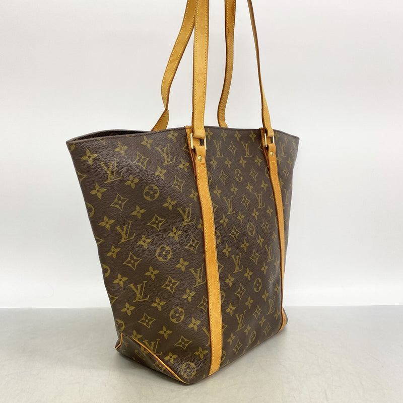 【6gd4595】ルイヴィトン ショルダーバッグ モノグラム サックショッピング M51108 ブラウン【中古】レディース