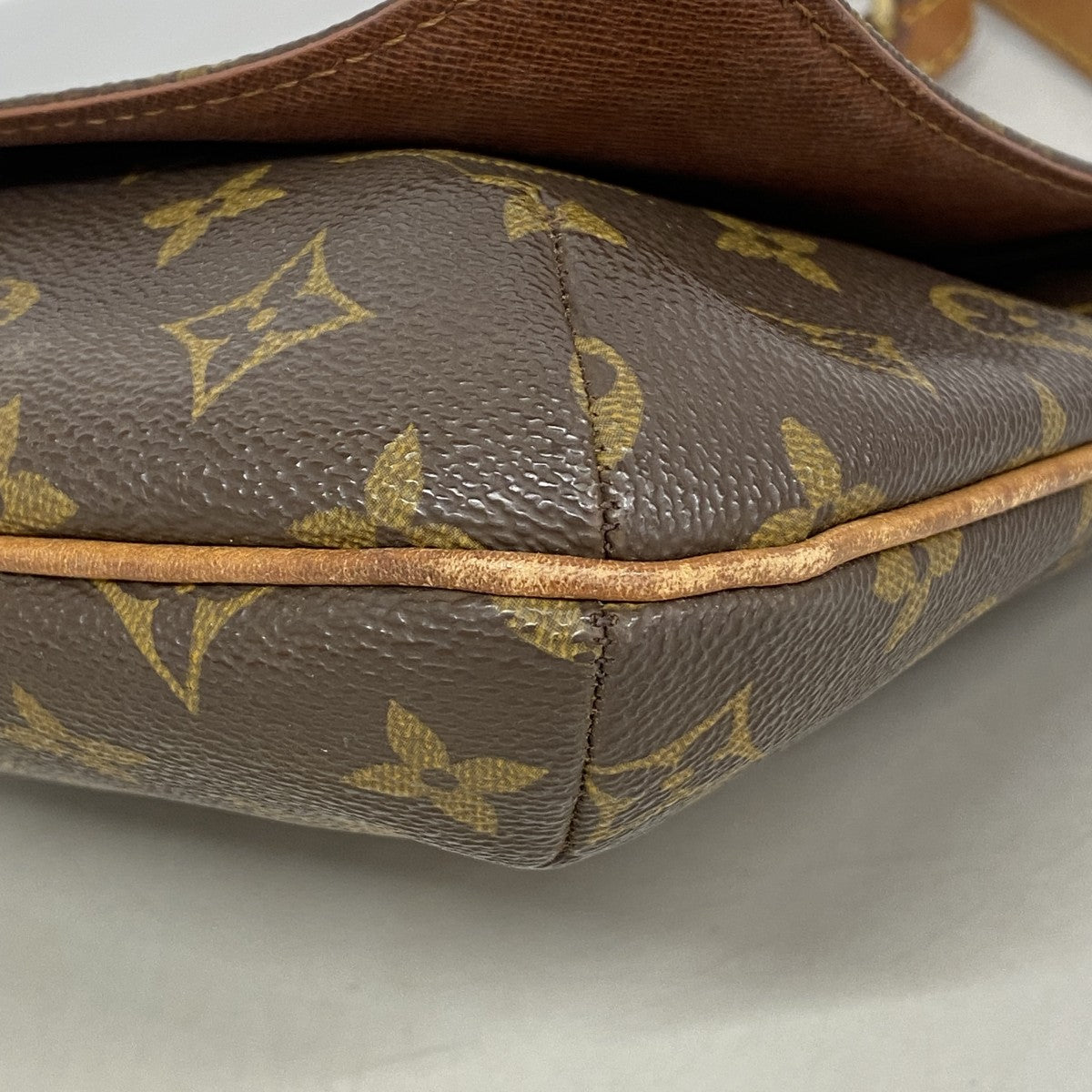 【6gd4596】ルイヴィトン ショルダーバッグ モノグラム ミュゼットタンゴショートストラップ M51257 ブラウン【中古】レディース
