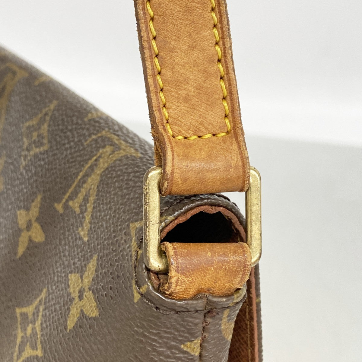 【6gd4596】ルイヴィトン ショルダーバッグ モノグラム ミュゼットタンゴショートストラップ M51257 ブラウン【中古】レディース
