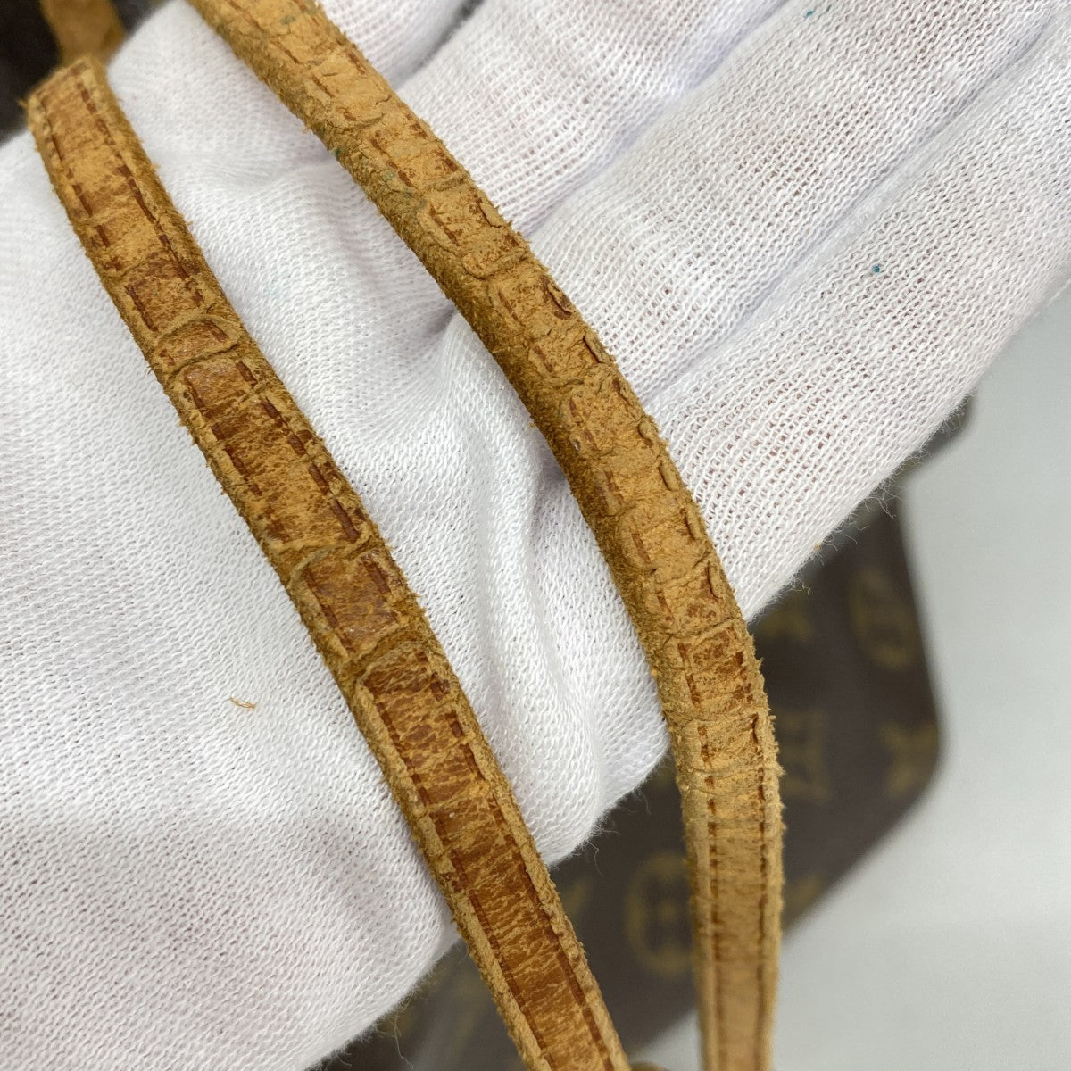 【6gd4597】ルイヴィトン ショルダーバッグ モノグラム プチノエ M42226 ブラウン【中古】レディース