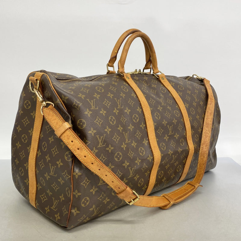 【6gd4598】ルイヴィトン ボストンバッグ モノグラム キーポルバンドリエール60 M41412 ブラウン【中古】メンズ レディース ユニセックス