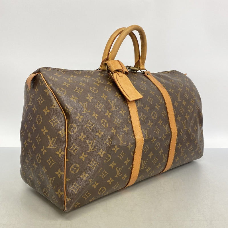 【6gd4599】ルイヴィトン ボストンバッグ モノグラム キーポル50 M41426 ブラウン【中古】メンズ レディース ユニセックス