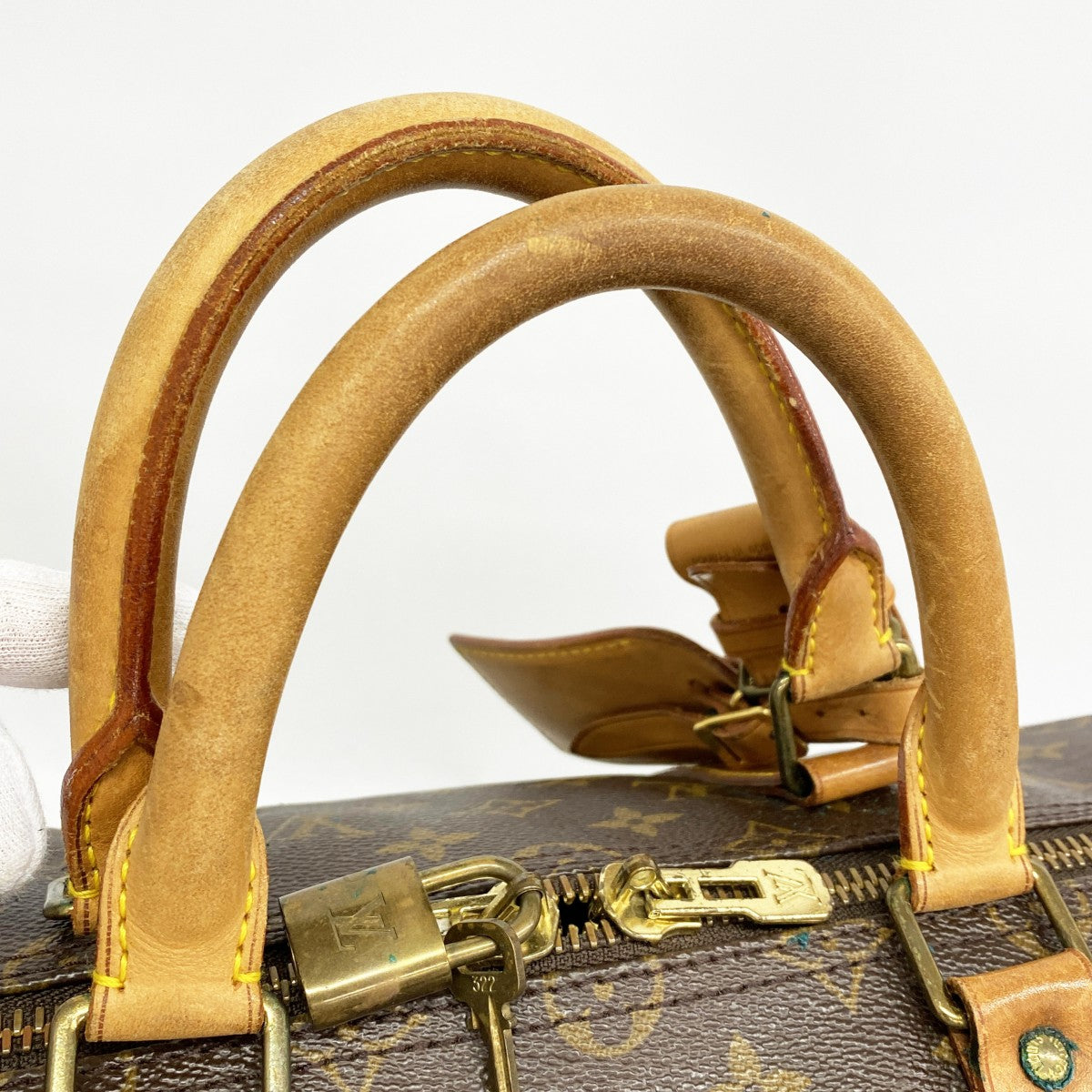 【6gd4599】ルイヴィトン ボストンバッグ モノグラム キーポル50 M41426 ブラウン【中古】メンズ レディース ユニセックス