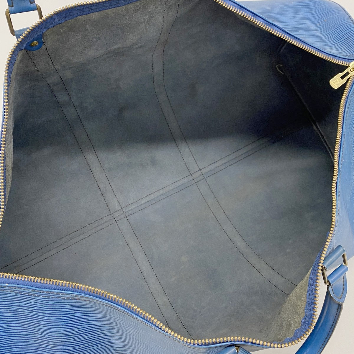 【6gd4602】ルイヴィトン ボストンバッグ エピ キーポル60 M42945 トレドブルー【中古】メンズ レディース ユニセックス