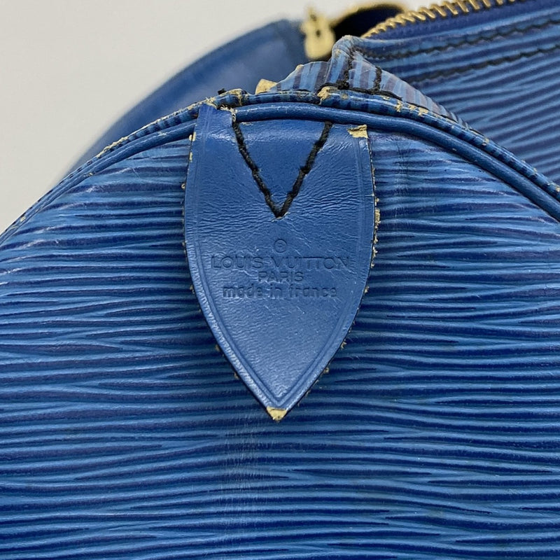 【6gd4602】ルイヴィトン ボストンバッグ エピ キーポル60 M42945 トレドブルー【中古】メンズ レディース ユニセックス