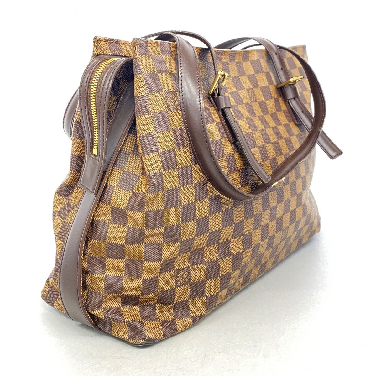 【6gd4604】ルイヴィトン ショルダーバッグ ダミエ チェルシー N51119 エベヌ【中古】レディース