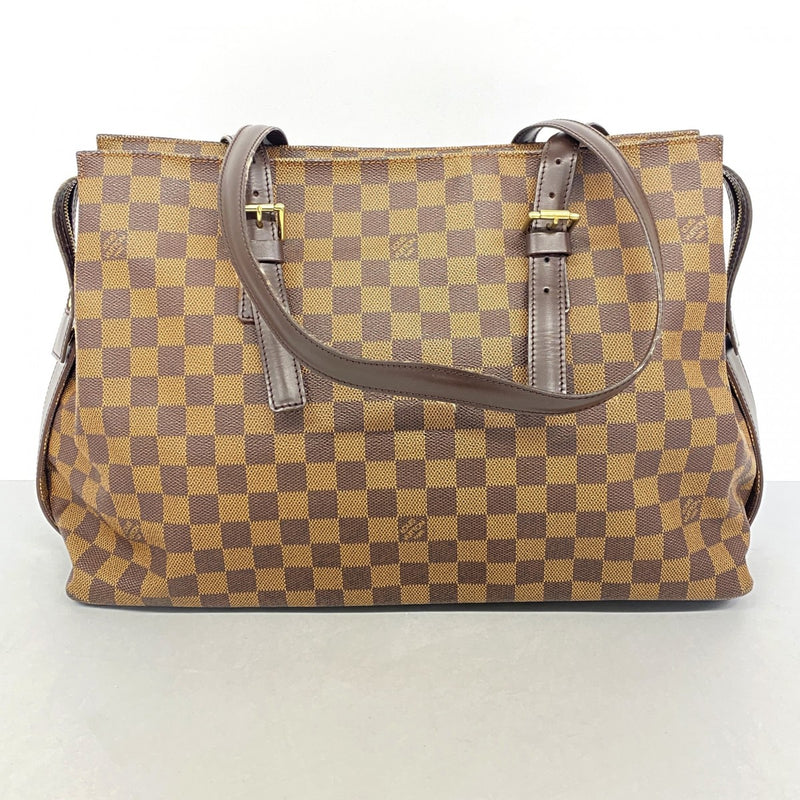 【6gd4604】ルイヴィトン ショルダーバッグ ダミエ チェルシー N51119 エベヌ【中古】レディース