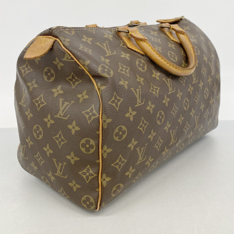 【6gd4609】ルイヴィトン ハンドバッグ モノグラム スピーディ35 M41107 ブラウン【中古】レディース