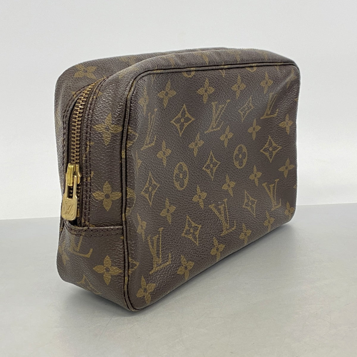 【6gd4610】ルイヴィトン ポーチ モノグラム トゥルーストワレット23 M47524 ブラウン【中古】レディース
