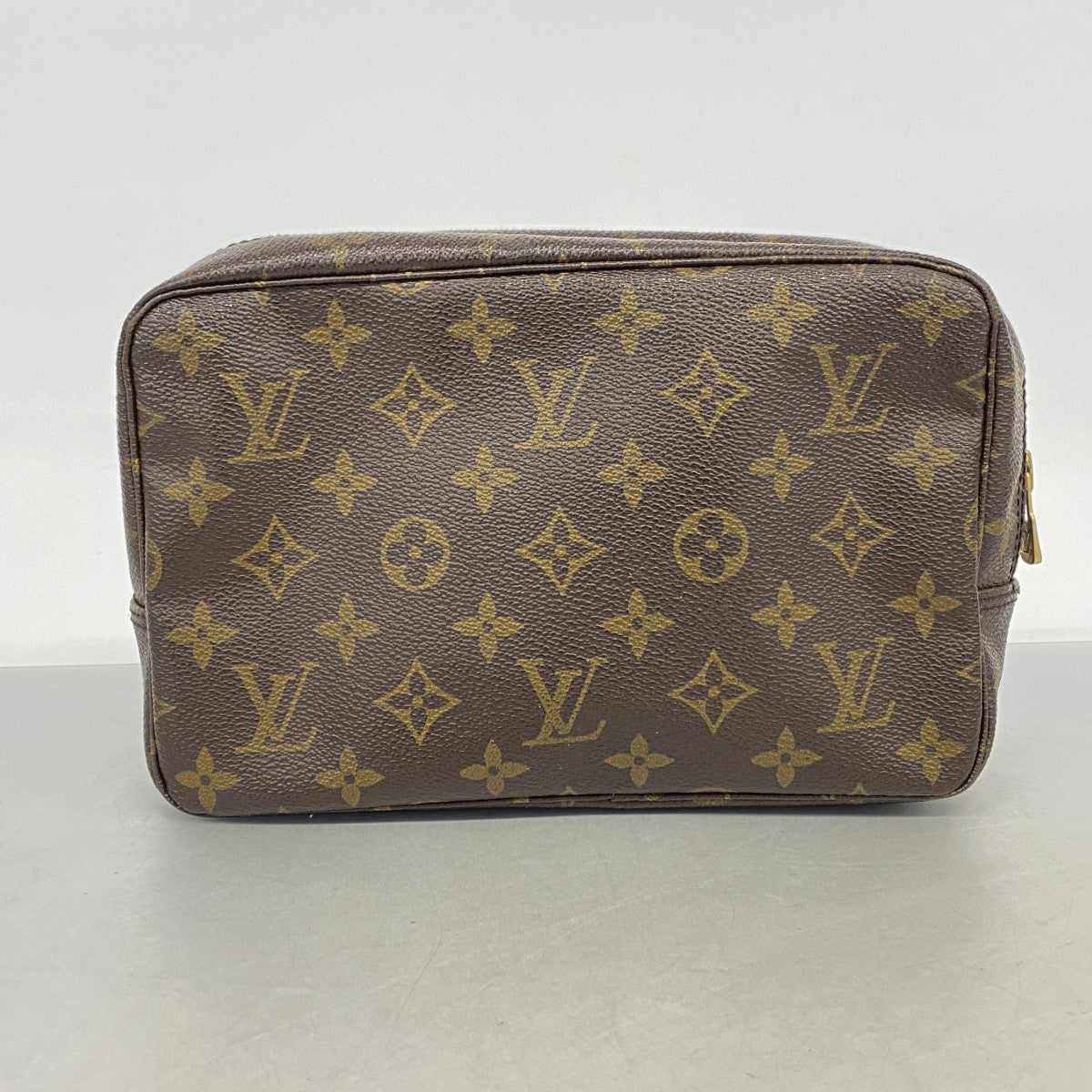 【6gd4610】ルイヴィトン ポーチ モノグラム トゥルーストワレット23 M47524 ブラウン【中古】レディース