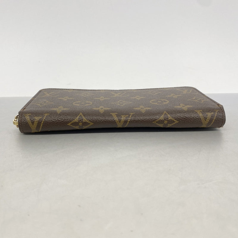 【6gd4612】ルイヴィトン 長財布 モノグラム ジッピーウォレット M60017 ブラウン【中古】メンズ レディース ユニセックス