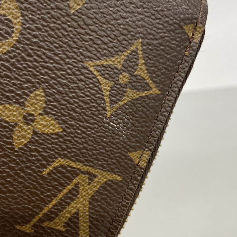 【6gd4612】ルイヴィトン 長財布 モノグラム ジッピーウォレット M60017 ブラウン【中古】メンズ レディース ユニセックス