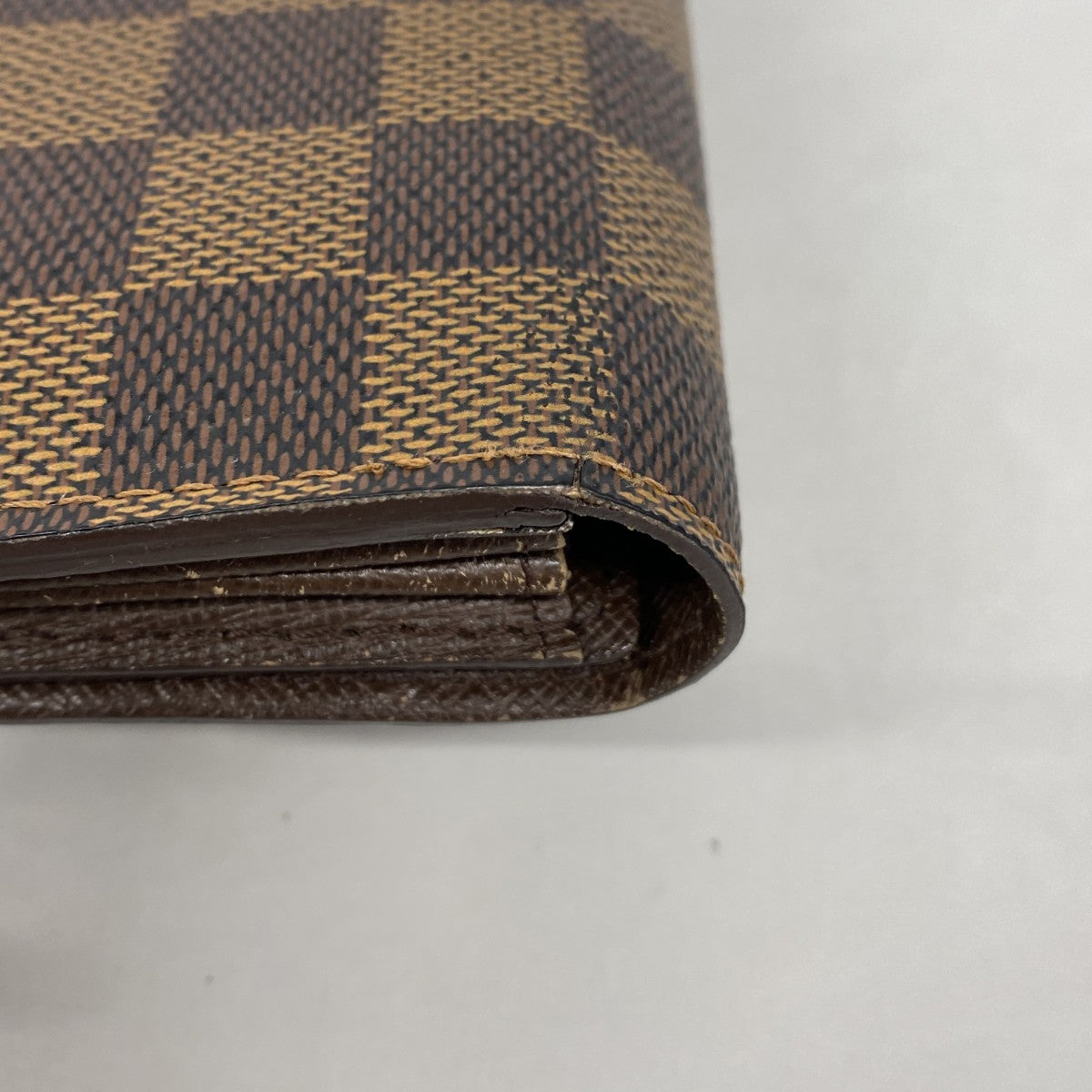 【6gd4613】ルイヴィトン 長財布 ダミエ ポルトフォイユサラ N61734 エベヌ【中古】レディース
