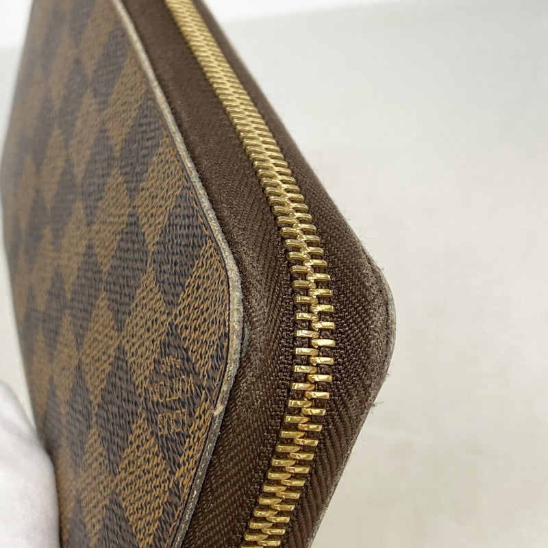 【6gd4625】ルイヴィトン 長財布 ダミエ ジッピーウォレット N41661 エベヌ【中古】メンズ レディース ユニセックス