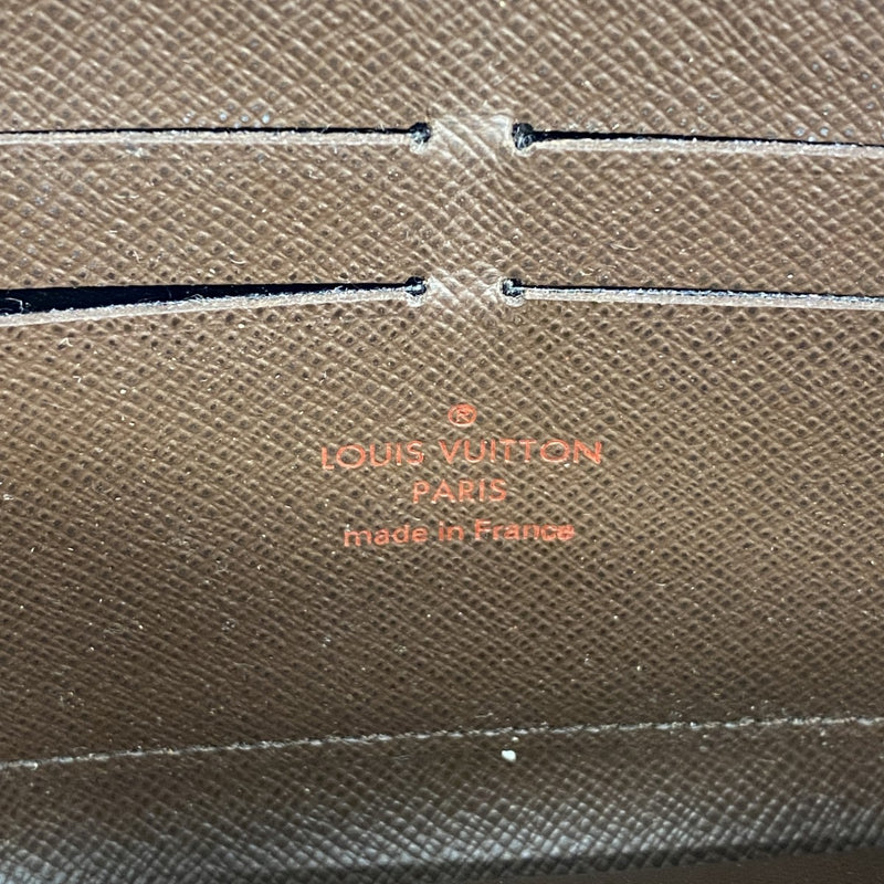 【6gd4625】ルイヴィトン 長財布 ダミエ ジッピーウォレット N41661 エベヌ【中古】メンズ レディース ユニセックス