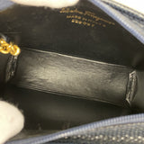 【6gd4627】サルヴァトーレフェラガモ コインケース ヴァラ レザー ネイビー ゴールド金具【中古】レディース