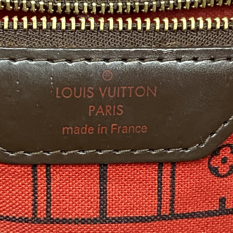 【6gd4637】ルイヴィトン トートバッグ ダミエ ネヴァーフルMM N51105 エベヌ【中古】レディース