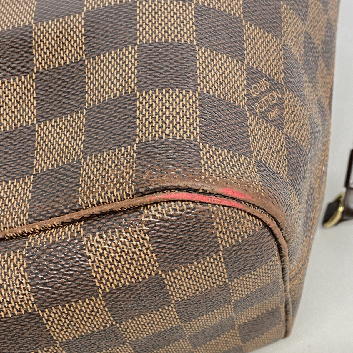 【6gd4637】ルイヴィトン トートバッグ ダミエ ネヴァーフルMM N51105 エベヌ【中古】レディース