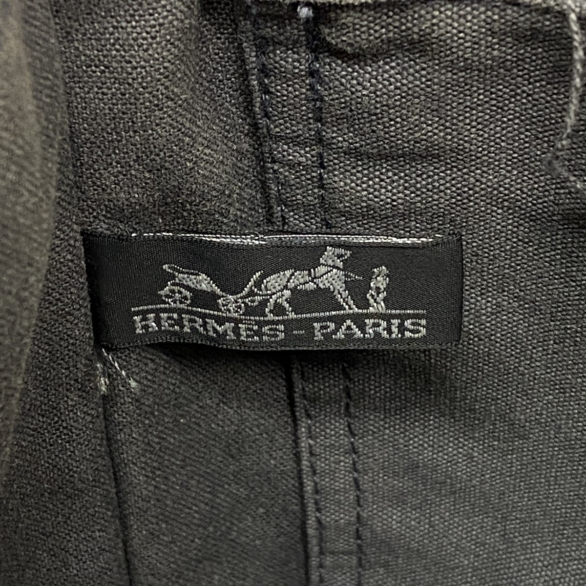 【6gd4639-k】エルメス トートバッグ フールトゥPM キャンバス グレー シルバー金具【中古】レディース