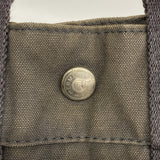 【6gd4639-k】エルメス トートバッグ フールトゥPM キャンバス グレー シルバー金具【中古】レディース