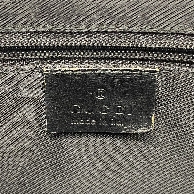 【6gd4642-k】グッチ ハンドバッグ GGキャンバス/ジャッキー 002 1073 キャンバス ブラック シルバー金具【中古】レディース