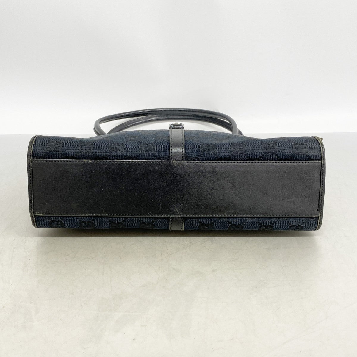 【6gd4642-k】グッチ ハンドバッグ GGキャンバス/ジャッキー 002 1073 キャンバス ブラック シルバー金具【中古】レディース