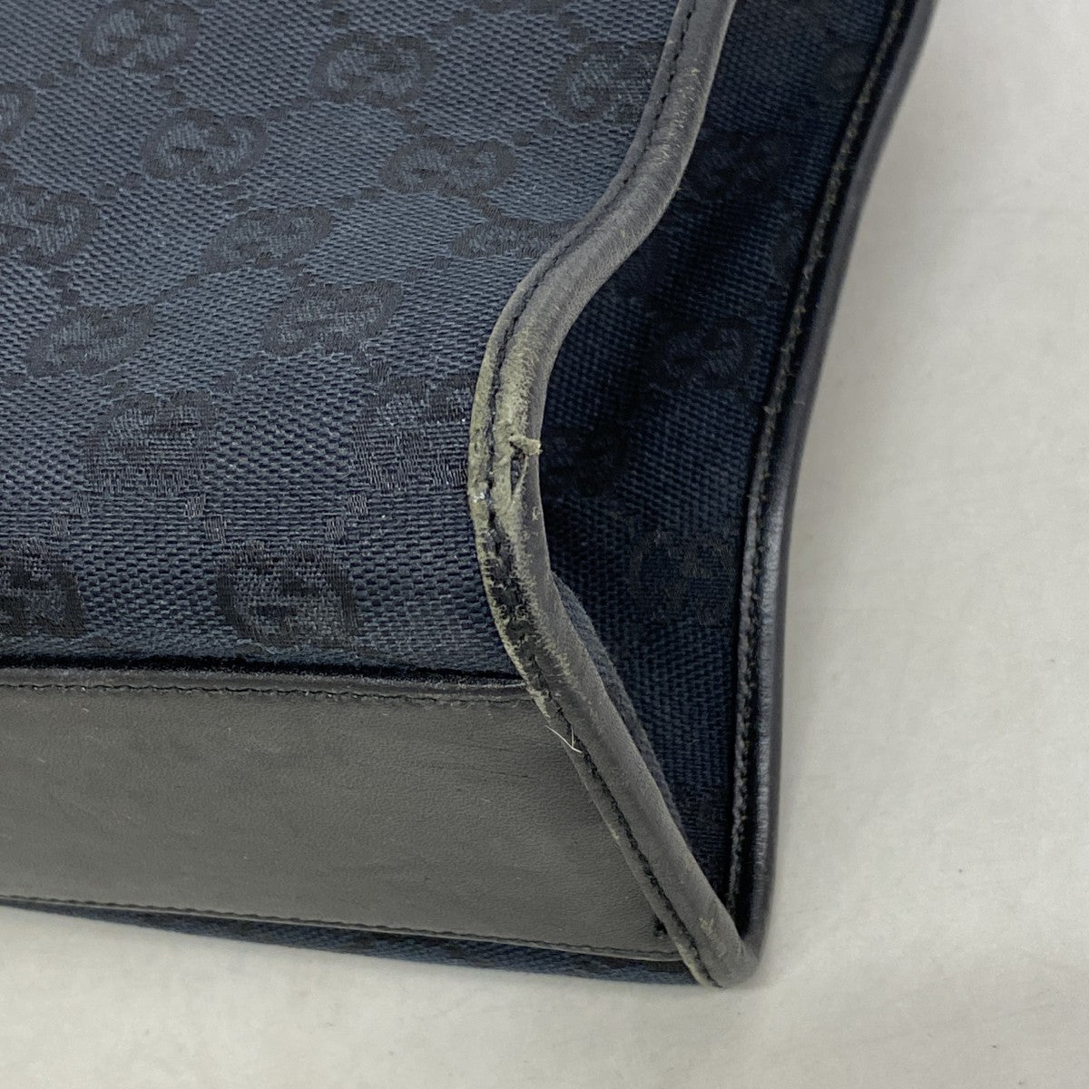 【6gd4642-k】グッチ ハンドバッグ GGキャンバス/ジャッキー 002 1073 キャンバス ブラック シルバー金具【中古】レディース