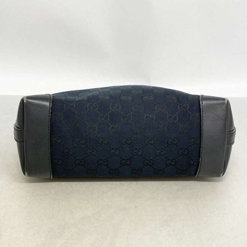 【6gd4643-k】グッチ トートバッグ GGキャンバス 269878 キャンバス ブラック シャンパンゴールド金具【中古】レディース