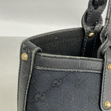 【6gd4643-k】グッチ トートバッグ GGキャンバス 269878 キャンバス ブラック シャンパンゴールド金具【中古】レディース