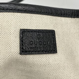 【6gd4647-k】グッチ トートバッグ GGマーモント 739730 レザー ブラック ゴールド金具 2wayバッグ【中古】レディース