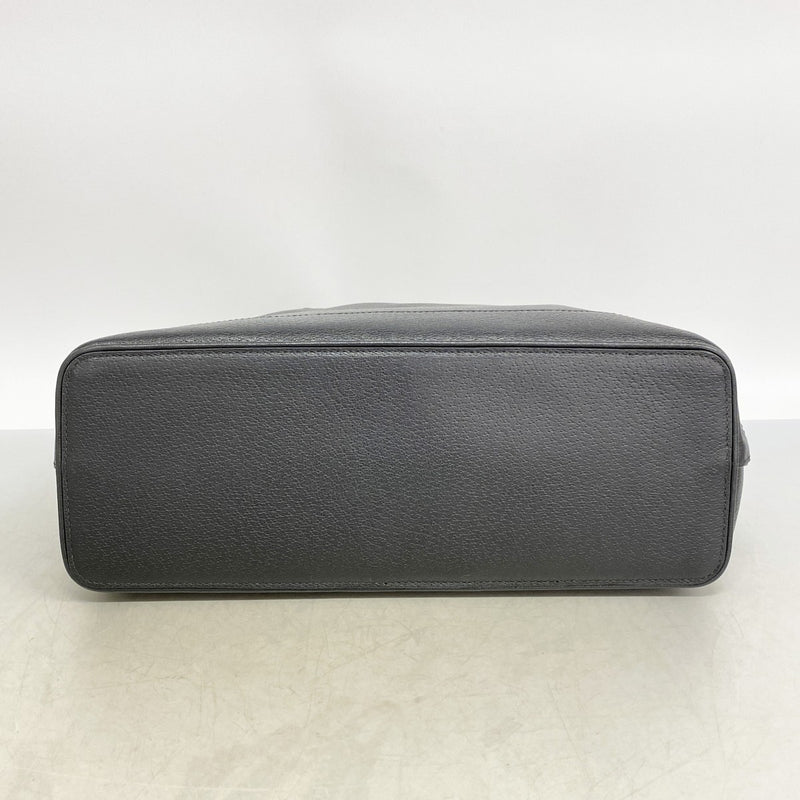 【6gd4647-k】グッチ トートバッグ GGマーモント 739730 レザー ブラック ゴールド金具 2wayバッグ【中古】レディース