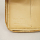 【6gd4656-k】ルイヴィトン 財布 ヴェルニ ブルーム M91015 ベージュ【中古】レディース