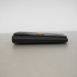 【6gd4657-k】シャネル キーケース ココボタン キャビアスキン ブラック ゴールド金具【中古】レディース