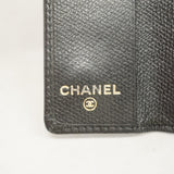 【6gd4657-k】シャネル キーケース ココボタン キャビアスキン ブラック ゴールド金具【中古】レディース