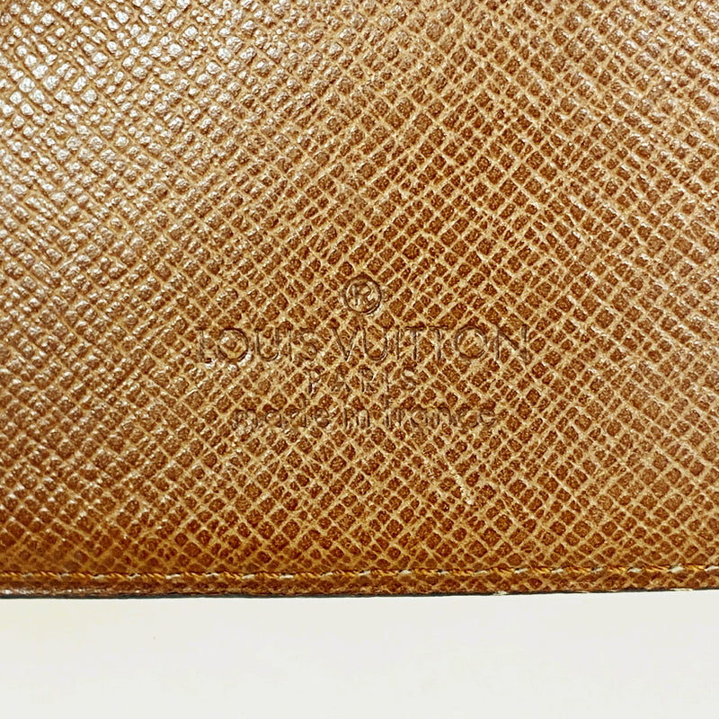 【6gd4660】ルイヴィトン 財布 モノグラム ポルトビエモネ M61669 ブラウン【中古】メンズ