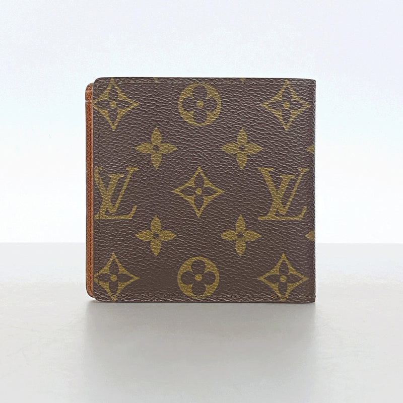 【6gd4661】ルイヴィトン 財布 モノグラム ポルトビエカルトクレディ M60879 ブラウン【中古】メンズ