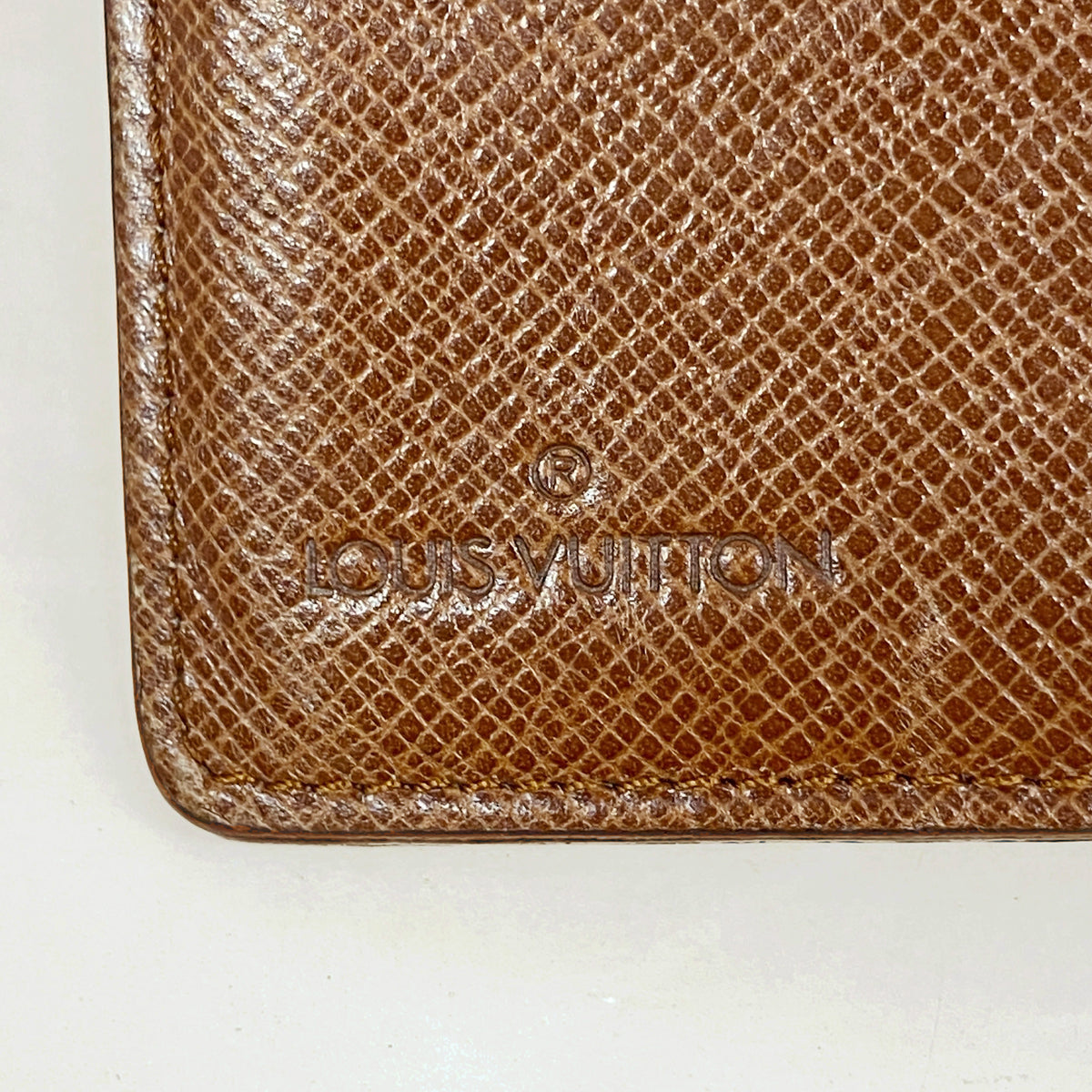 【6gd4661】ルイヴィトン 財布 モノグラム ポルトビエカルトクレディ M60879 ブラウン【中古】メンズ