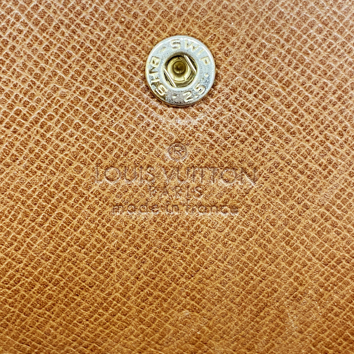 【6gd4667】ルイヴィトン 長財布 モノグラム ポシェットポルトモネクレディ M61723 ブラウン【中古】レディース