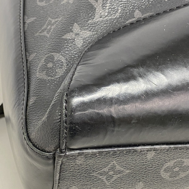 【6gd4675】ルイヴィトン リュック・デイパック モノグラム・エクリプス エクスプローラー M40527 ブラック【中古】メンズ