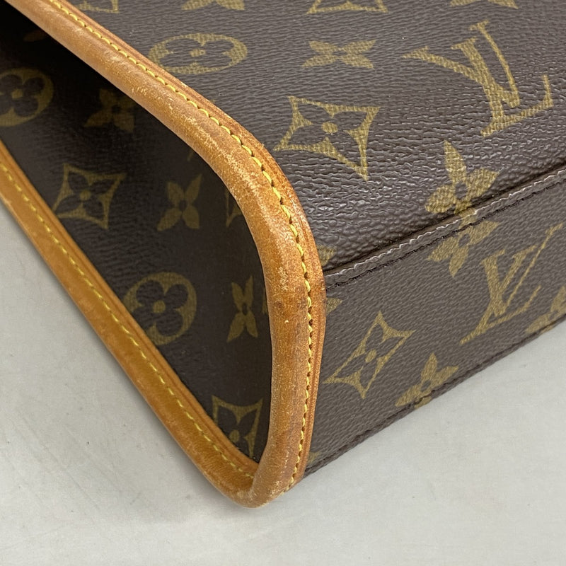 【6gd4677】ルイヴィトン ハンドバッグ モノグラム ベルエア M51122 ブラウン 2wayバッグ【中古】レディース