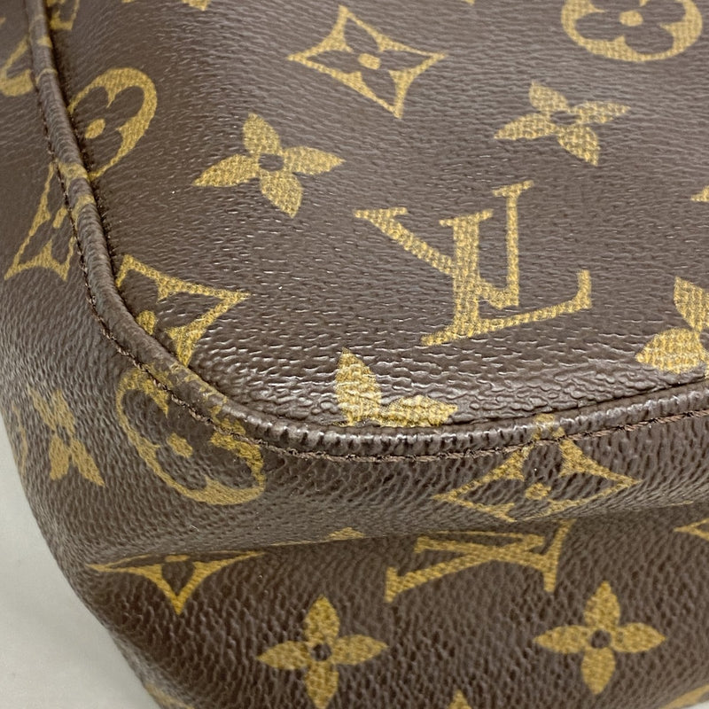 【6gd4685】ルイヴィトン ショルダーバッグ モノグラム ルーピングMM M51146 ブラウン【中古】レディース