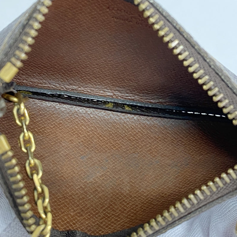 【6gd4688】ルイヴィトン コインケース モノグラム ポシェットクレ M62650 ブラウン【中古】メンズ レディース ユニセックス