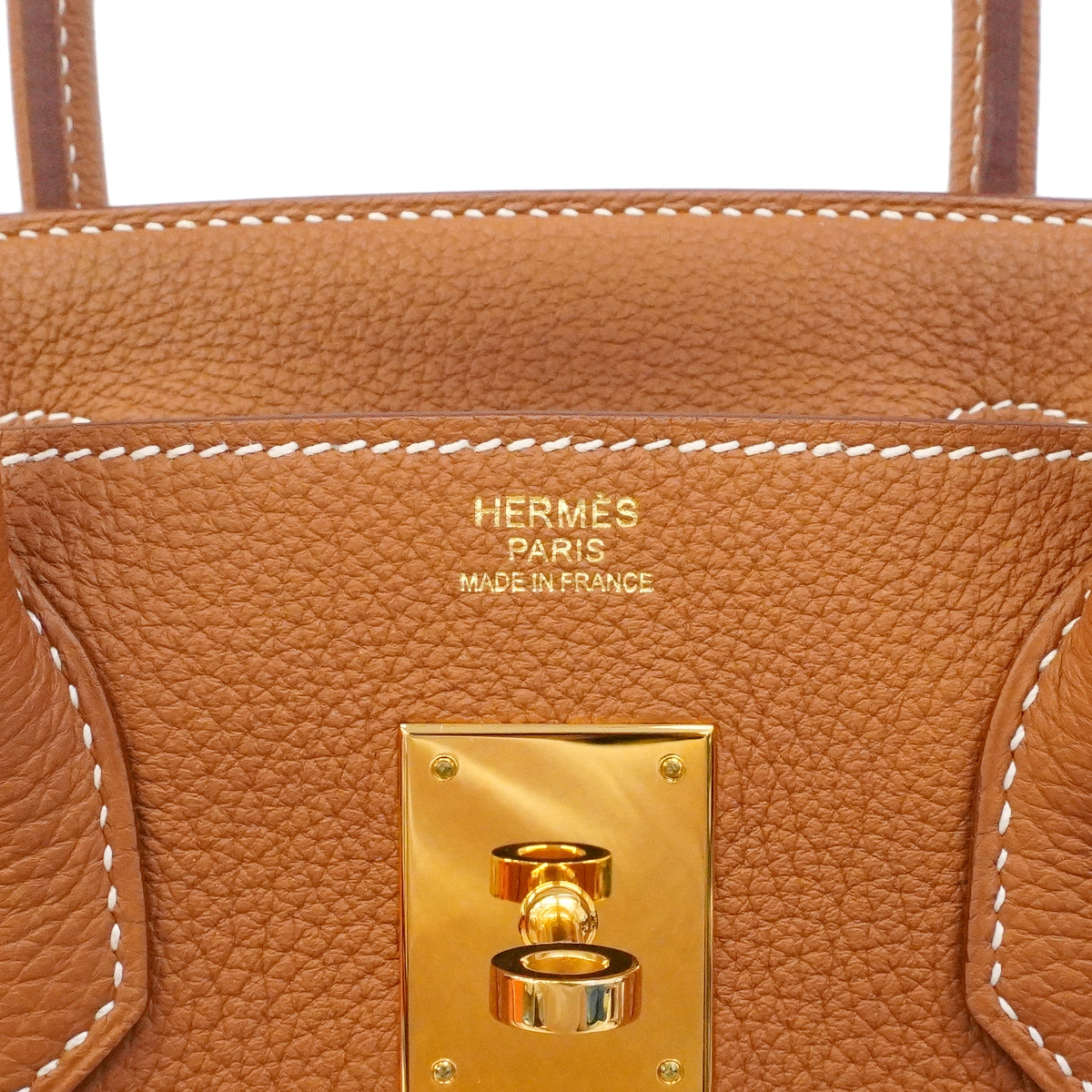 【6gd4691-g】エルメス ハンドバッグ バーキン30 トゴ ゴールド ゴールド金具 □R刻印【中古】レディース
