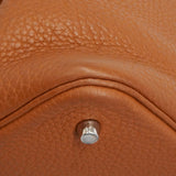 【6gd4698】エルメス ハンドバッグ ピコタンロックMM トリヨンクレマンス ゴールド シルバー金具 A刻印【中古】レディース