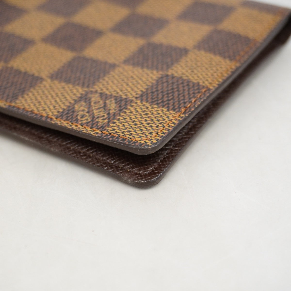【6gd4708】ルイヴィトン 札入れ ダミエ ポルトビエ６カルトクレディ N61666 エベヌ【中古】メンズ