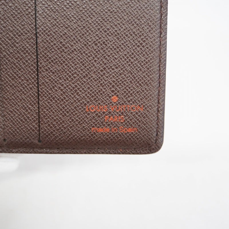 【6gd4708】ルイヴィトン 札入れ ダミエ ポルトビエ６カルトクレディ N61666 エベヌ【中古】メンズ