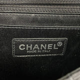【6gd4715-k】シャネル ショルダーバッグ ニュートラベル ナイロン ブラック シルバー金具【中古】レディース